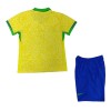 Conjunto (Camiseta+Pantalón Corto) Brasil Primera Equipación 2024 - Niño